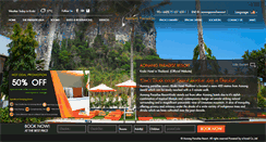 Desktop Screenshot of aonang-paradise-resort.com